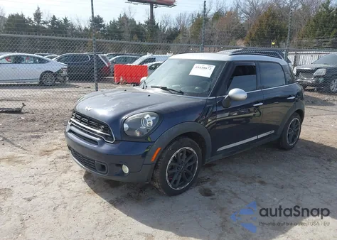 2016 Mini Countryman Cooper S z USA, uszkodzony, nr VIN WMWZC3C59GWT10997